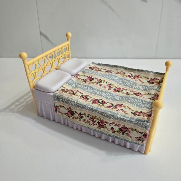 Caring Corners Dollhouse PARENTS BED Double 2007 Learning Curve - Picture 1 of 7